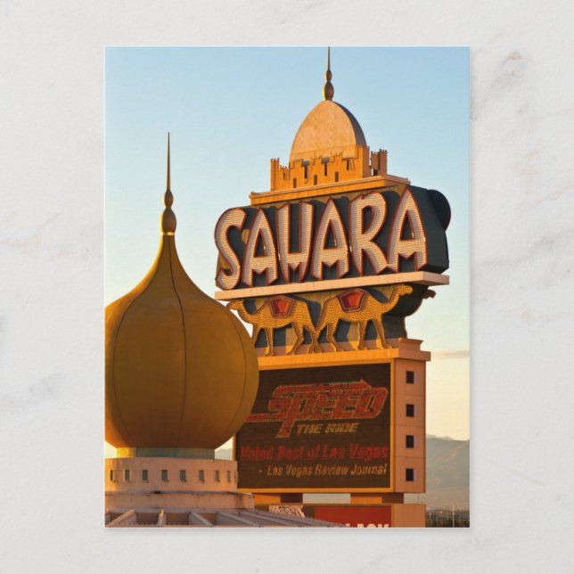 Sol-fyndigheter i Sahara Vykort (Framsida)