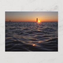 Sol går ner i Frankfort