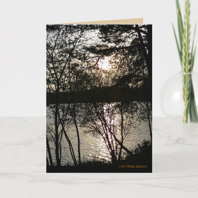 Sol gjort snöre kort (Framsida)