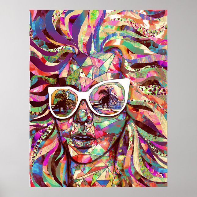 "Sol-glas i ett sommarglas Sol" poster (Framsidan)