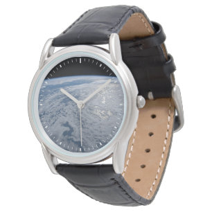 Sol Glint Beaming i södra Stilla havet. Armbandsur