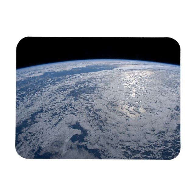 Sol Glint Beaming i södra Stilla havet. Magnet (Horisontell)