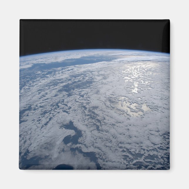 Sol Glint Beaming i södra Stilla havet. Magnet (Framsidan)