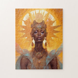 Sol Goddess Fantasy Art Pussel