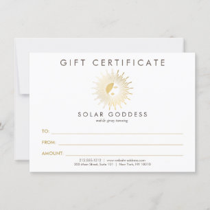 Sol Goddess Girl Logotyp Spray Tanning Gift Card