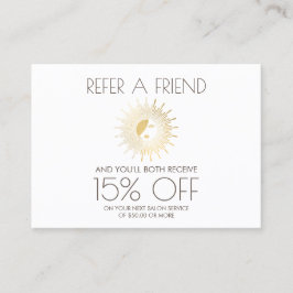 Sol Goddess Girl Logotyp Spray Tanning Salon Refer Rabattkort