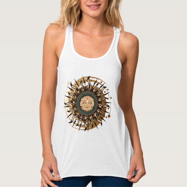 Sol Goddess Linne Med Racerback (Framsida)