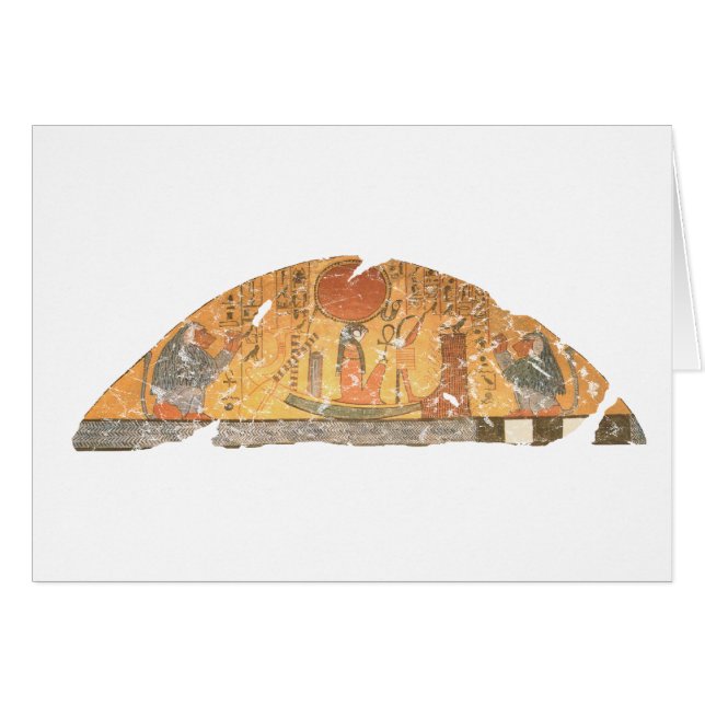 Sol gud blk hälsningskort (Framsidan Horizontal)