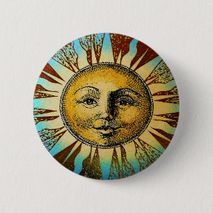 Sol gud Pin Knapp
