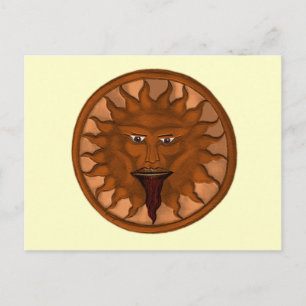 Sol gud (Ra) (bronze) Vykort
