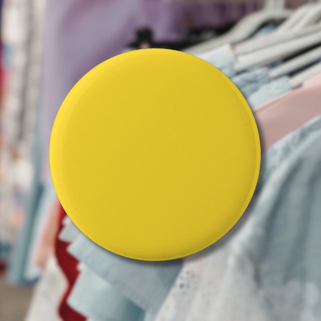 Sol Gult Solid Färg | Klassisk Elegant Knapp (Skapare uppladdad)