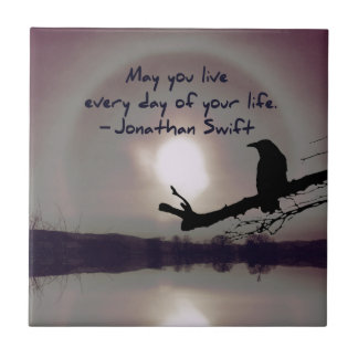 Sol Halo över Wales med en korkkeramisk tile Kakelplatta