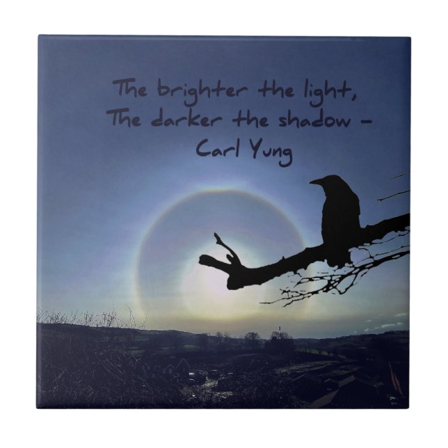 Sol Halo över Wales med en korkkeramisk tile Kakelplatta (Framsidan)