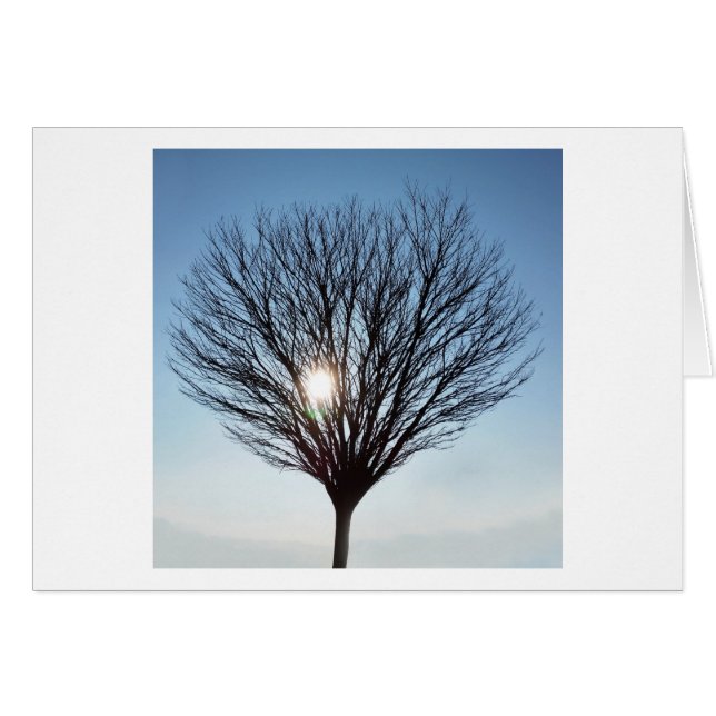 sol hälsningskort (Framsidan Horizontal)