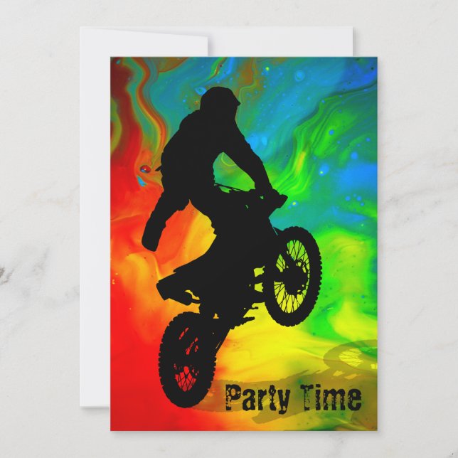 Sol- härdsmältaMotocross Inbjudningar (Framsida)