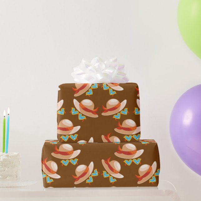 Sol Hat och Hjärtssolglasögon Pappra Presentpapper (Festgåvor)