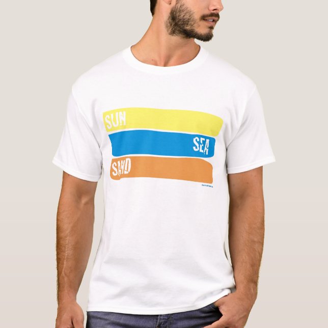 Sol-Hav-Sand T-shirt (Framsida)