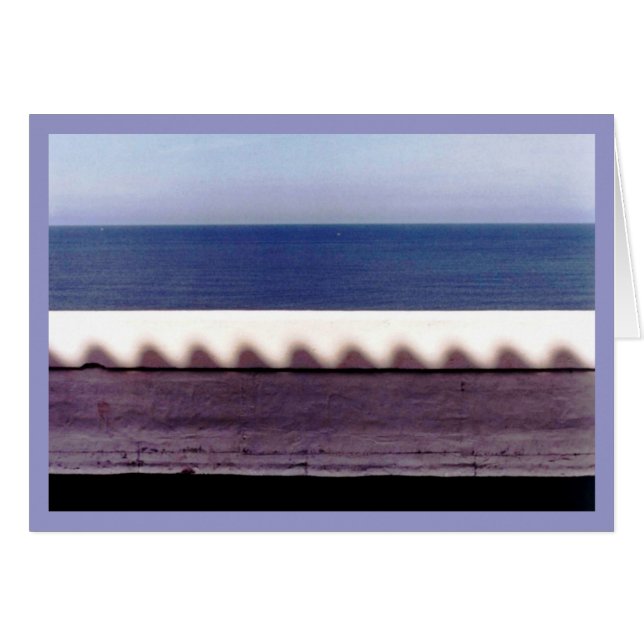 Sol havsväggen OBS kort (Framsidan Horizontal)