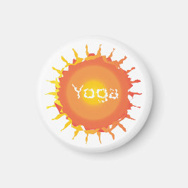 Sol Hett Yoga Magnet