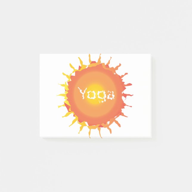 Sol Hett Yoga Post-it Block (Framsida)
