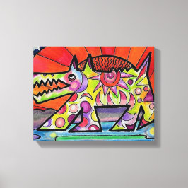 SOL HUND 1 CANVASTRYCK