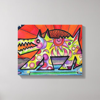 SOL HUND 1 CANVASTRYCK