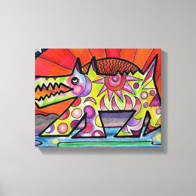 SOL HUND 1 CANVASTRYCK (Framsida)