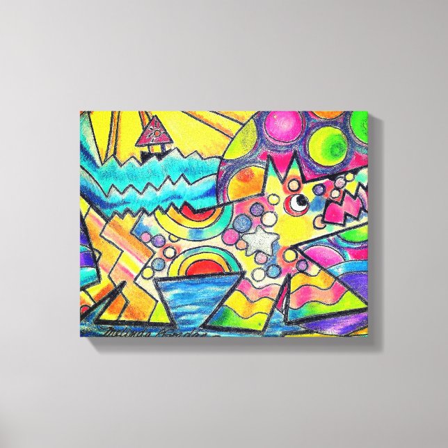 Sol Hund #2 Canvastryck (Framsida)