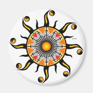 Sol i A Basket Magnet