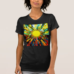 Sol i Abstrakt 910 T Shirt
