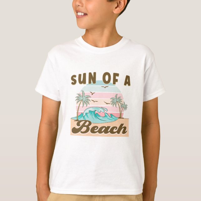 Sol i en strand t shirt (Framsida)