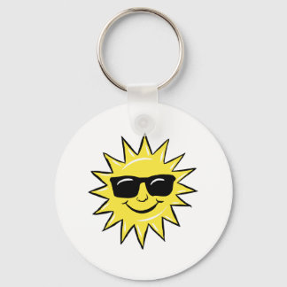 Sol i glas nyckelring