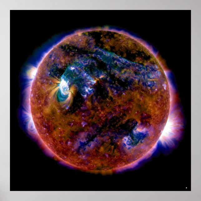Sol i magnetspektrum poster (Framsidan)