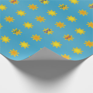 Sol i Papper skuggning Presentpapper