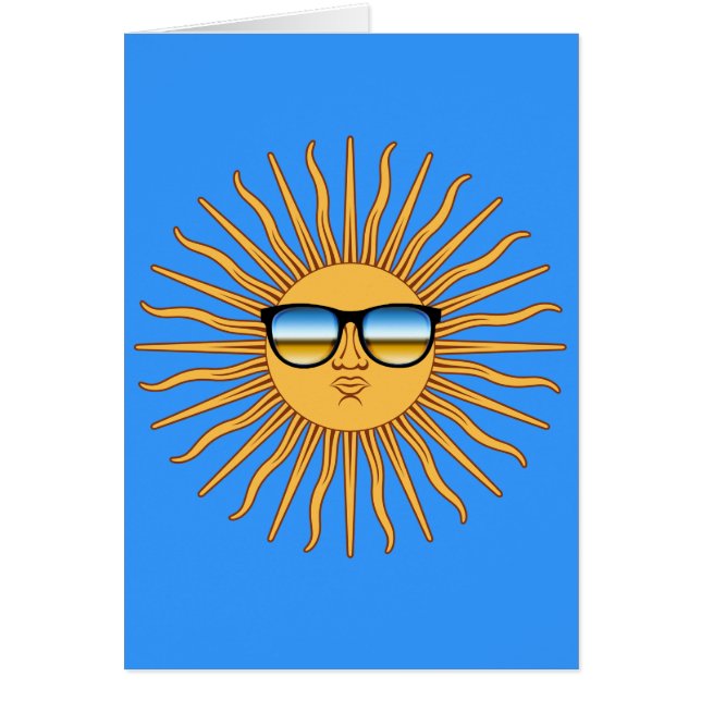 Sol i Shades Hälsningskort (Framsidan)