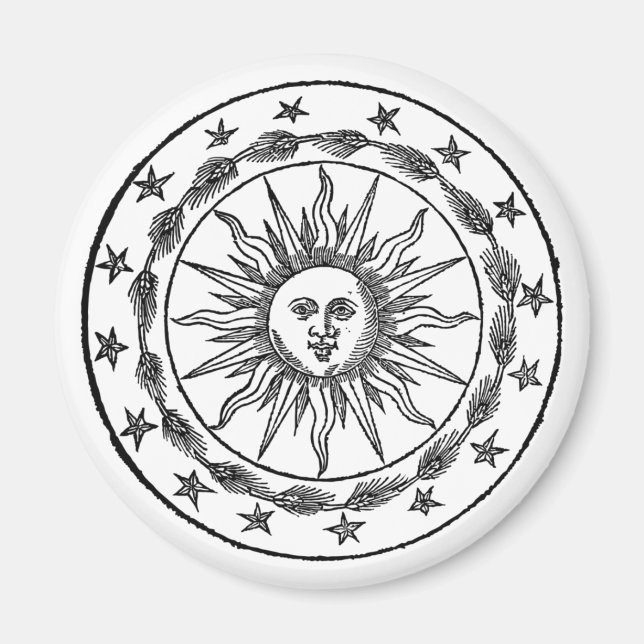 Sol jackar om arm. magnet (Framsidan)