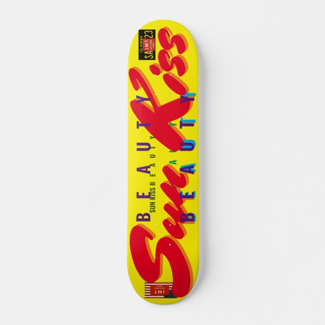SOL KISS BEAUTY JMT 7 3/4-tums Skateboard Deck (Framsida)