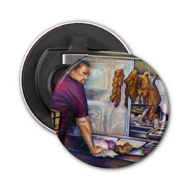 Sol-Kissed Chicken, Singapore Flasköppnare (Framsidan)