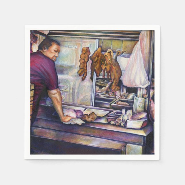 Sol-Kissed Chicken, Singapore Pappersservett (Framsidan)