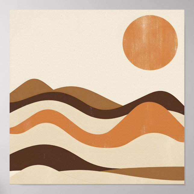 Sol-Kissed Desert Dreams Poster (Framsidan)