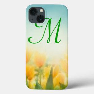 Sol Kissed Gult Tulips monogram IPAD Case