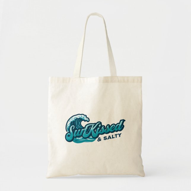 Sol Kissed & Salty Seaside Design Tygkasse (Framsidan)