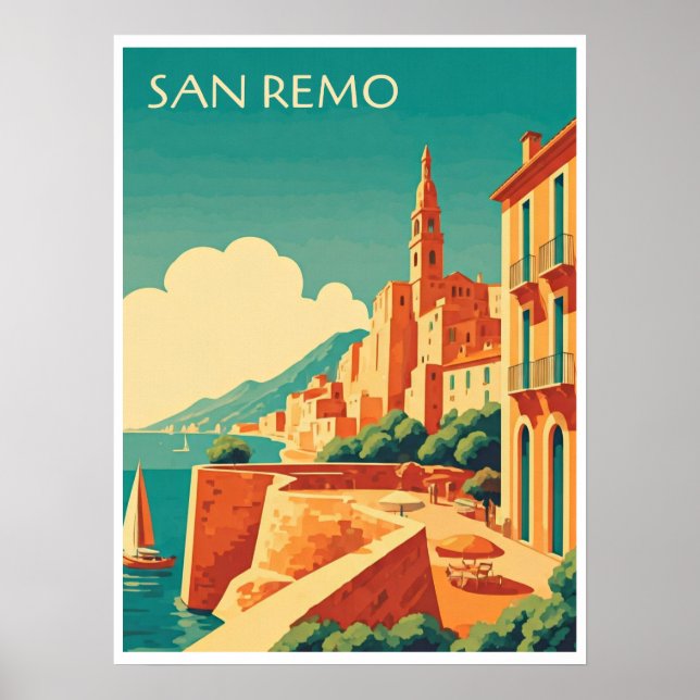 Sol-Kissed San Remo Poster (Framsidan)
