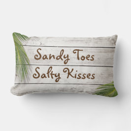 Sol Kissed Sandy Toes Salty Kisses Pillow Lumbarkudde