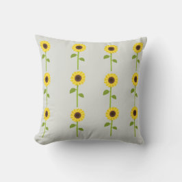’Sol-Kissed Sunblomma Square Pillow’ Kudde