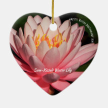 Sol-Kissed Vatten Lily 2 Ceramic Ornament