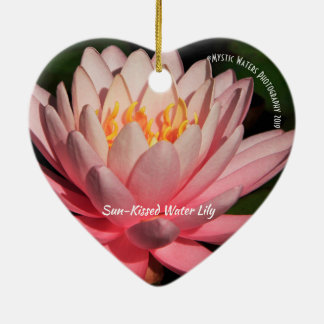 Sol-Kissed Vatten Lily 2 Ceramic Ornament