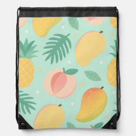 Sol-Kisserade frukter - Tropical Lugn DrawString-p Gympapåse