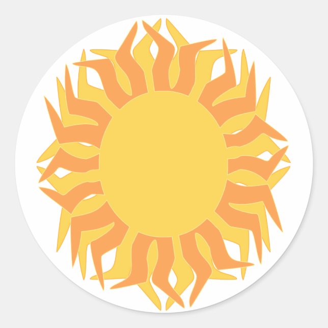sol klistermärken (Framsida)