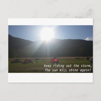 Sol kommer att visa vykort